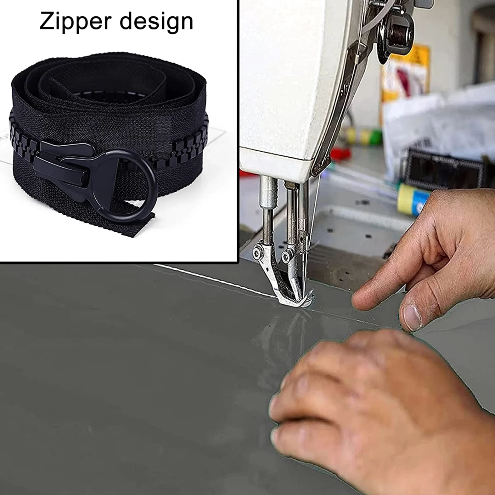 Rideaux de Bâche D'extérieur avec Fermeture Porte Éclair, Panneaux Latéraux de Bâche Imperméable en PVC Transparent de 0,5mm avec Œillets, Pergola Porche Bâche Étanche Claire Gris