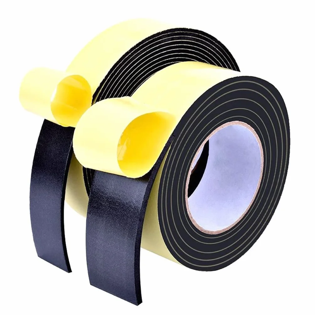 Sponge Single-Sided Tape 3mm 20mm x 5m Foam Sealant Strip for Car Sound Insulation