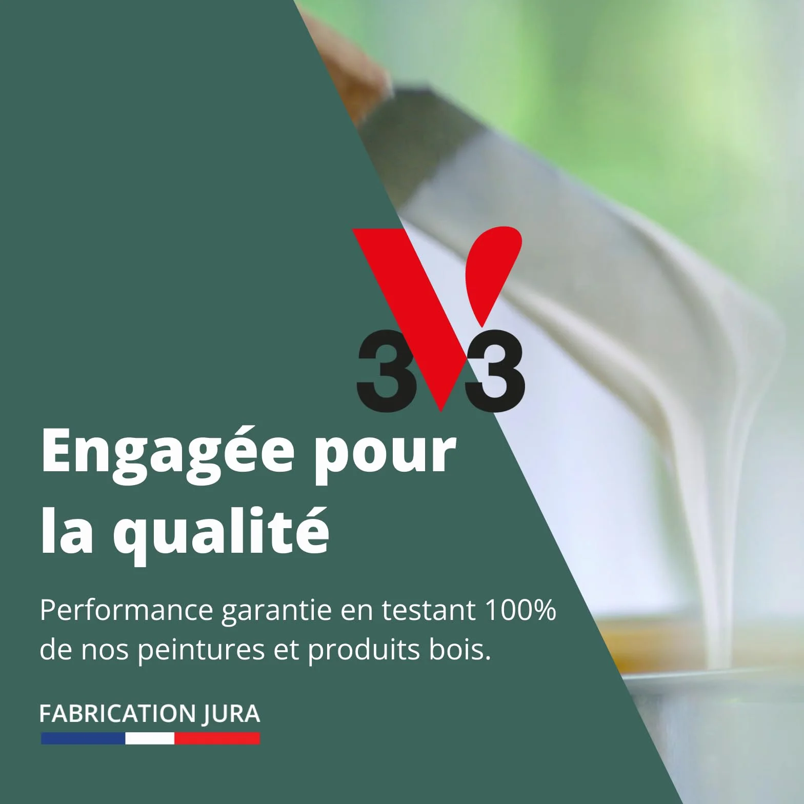 V33 Saturateur bois extérieur Naturel mat 5L - Haute résistance eau chlorée, UV et graisse - Sans essuyage et non glissant