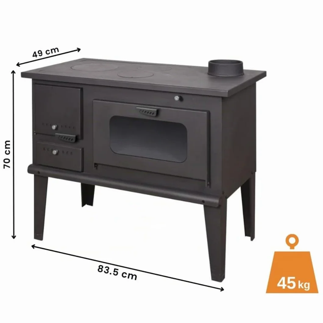 BALKAN ENERGY Cuisinière à Bois 4014 7.9kW