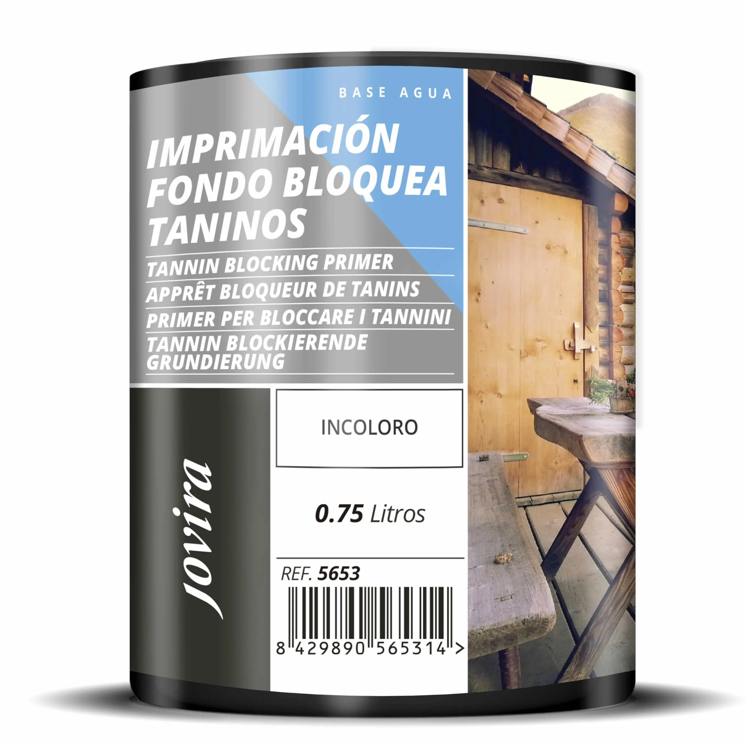 JOVIRA PINTURAS Apprêt Bloqueur de Tanins Primaire incolore à base d'eau 750 millilitres