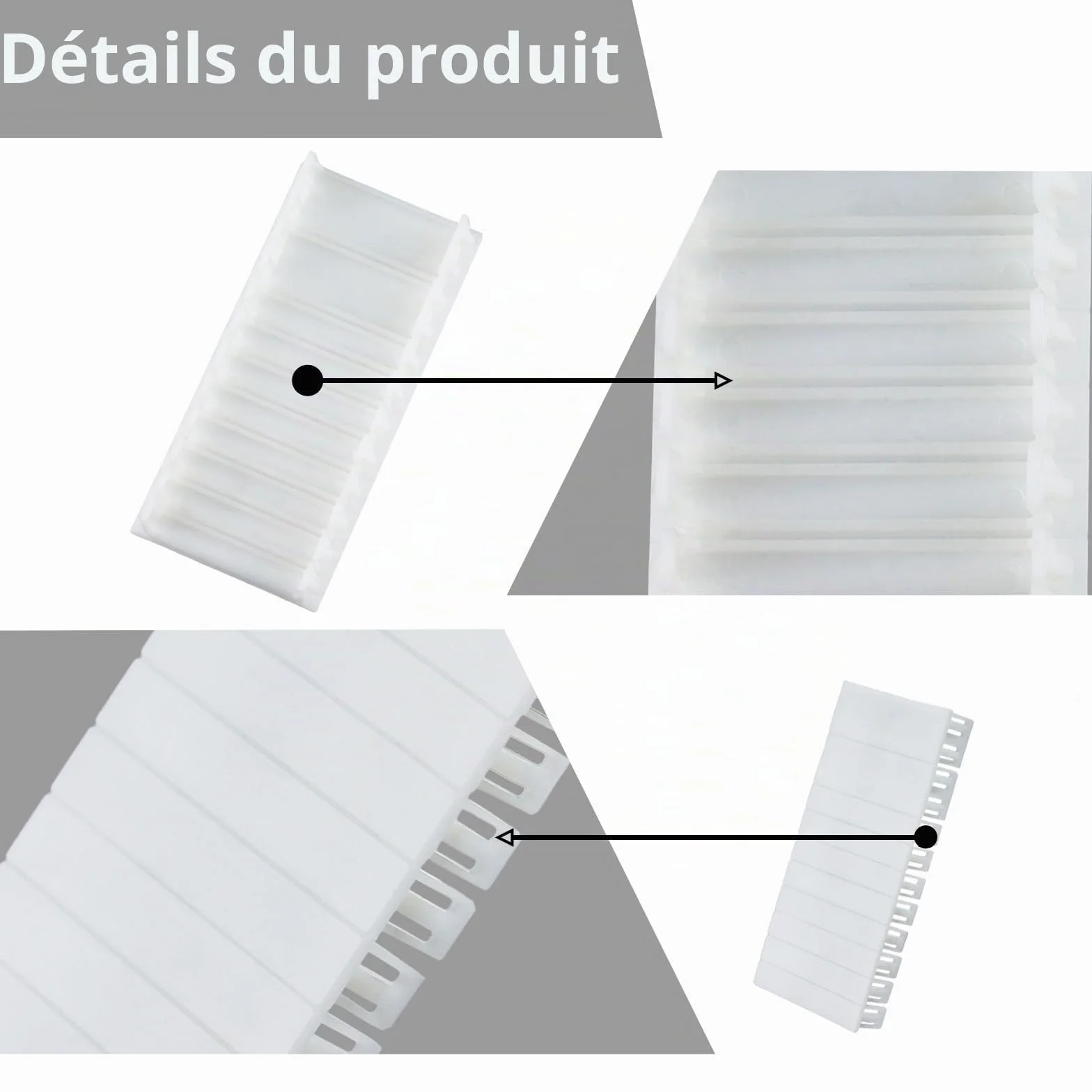 Caches modulaires 6TE extensibles 12TE pour coffret électrique Compatibles F-Tronic Hager Hensel