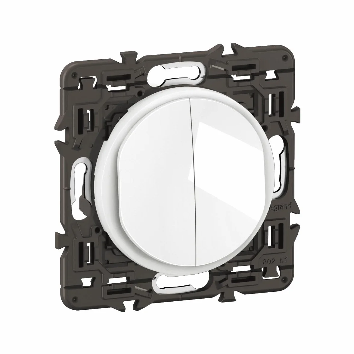 Legrand Interrupteur Double Va-et-vient 10A Blanc