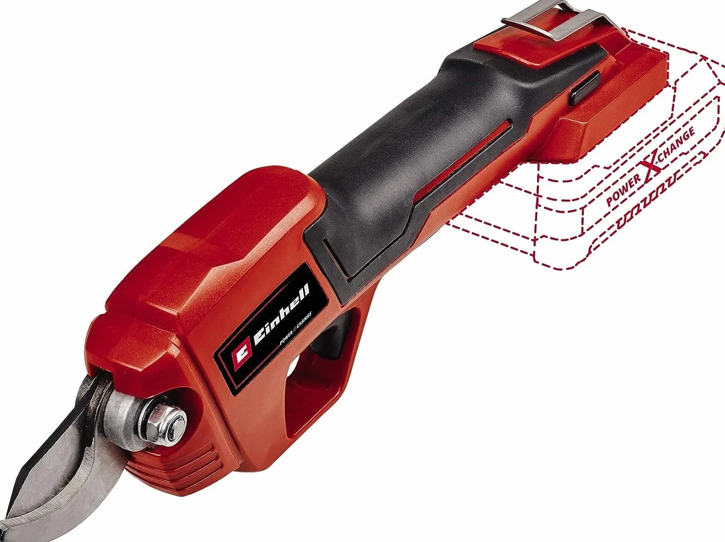 Einhell Sécateur sans fil GE-LS 18 Li - Solo Power X-Change (18 V, interrupteur de sécurité, revêtement souple Softgrip) Livré sans Batterie ni Chargeur