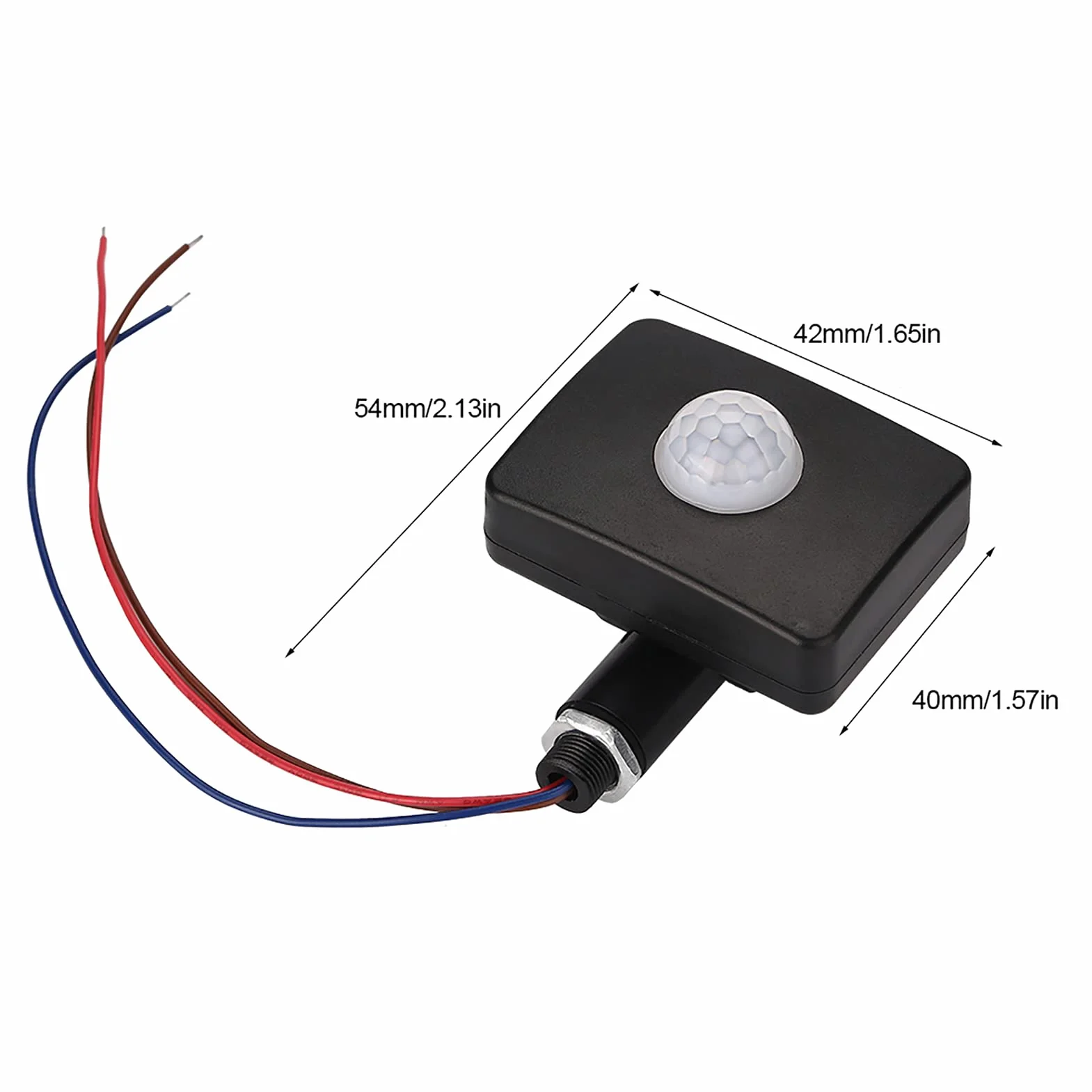 Interrupteur d'ampoule à capteur infrarouge de mouvement PIR 90~250V pour lampe de jardin