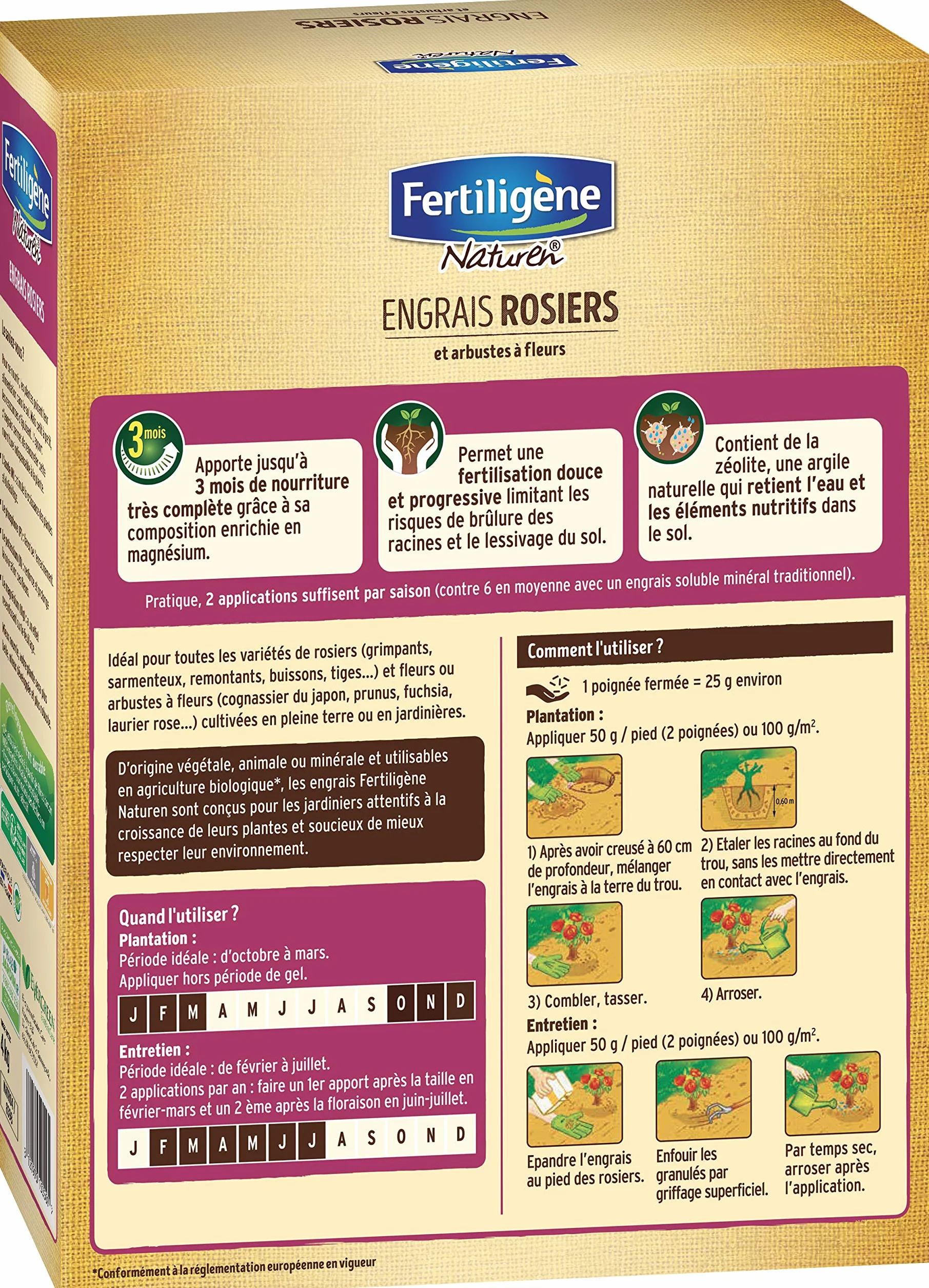 Engrais Mini-Granulés Rosiers et Arbustes à Fleurs UAB 4 kg