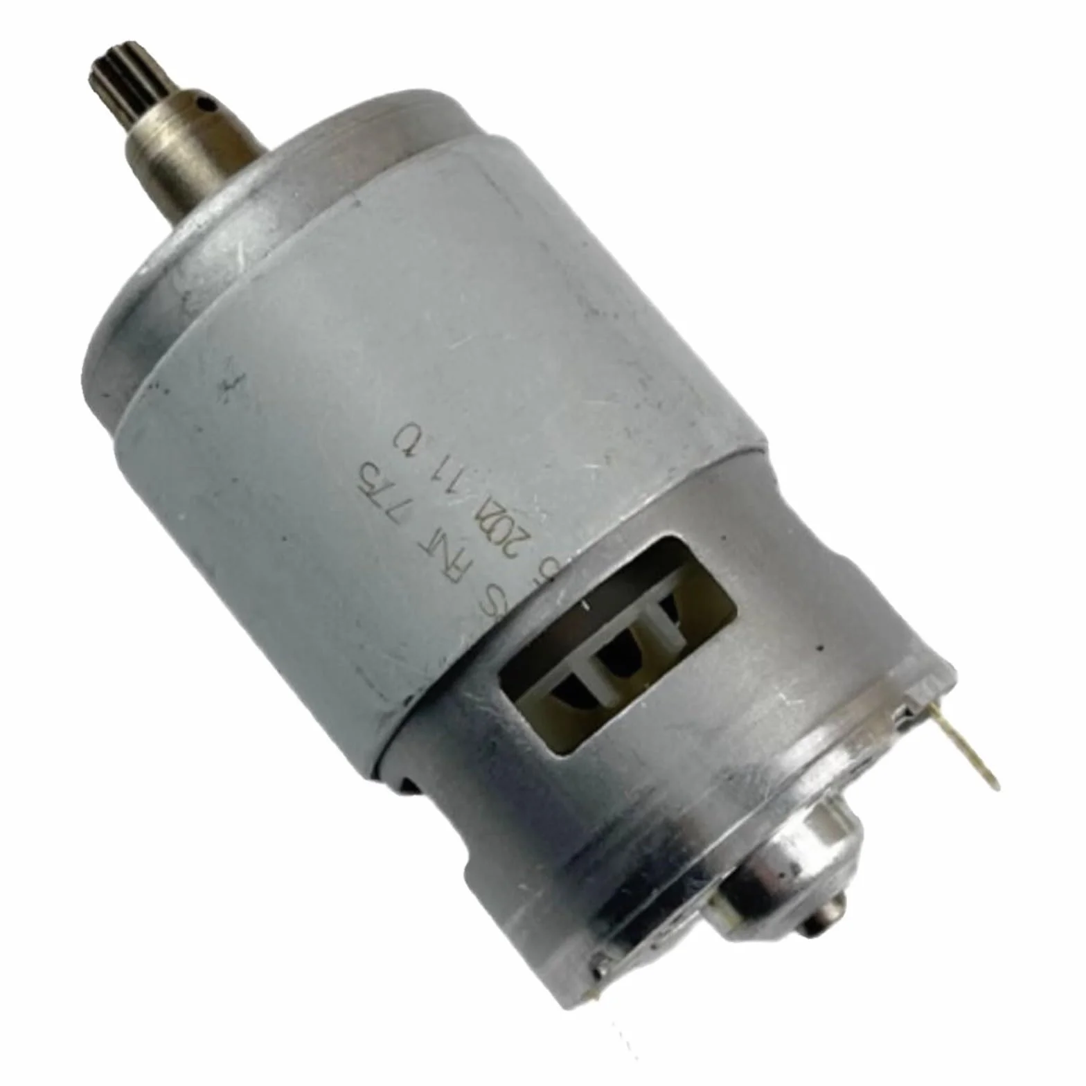 Moteur de perceuse 18 V 775 DC, moteur de rechange pour outils électriques argenté