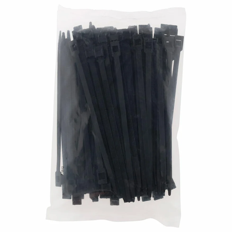 Lot de 100 colliers de câblage 6x 175mm Noir Zenitech