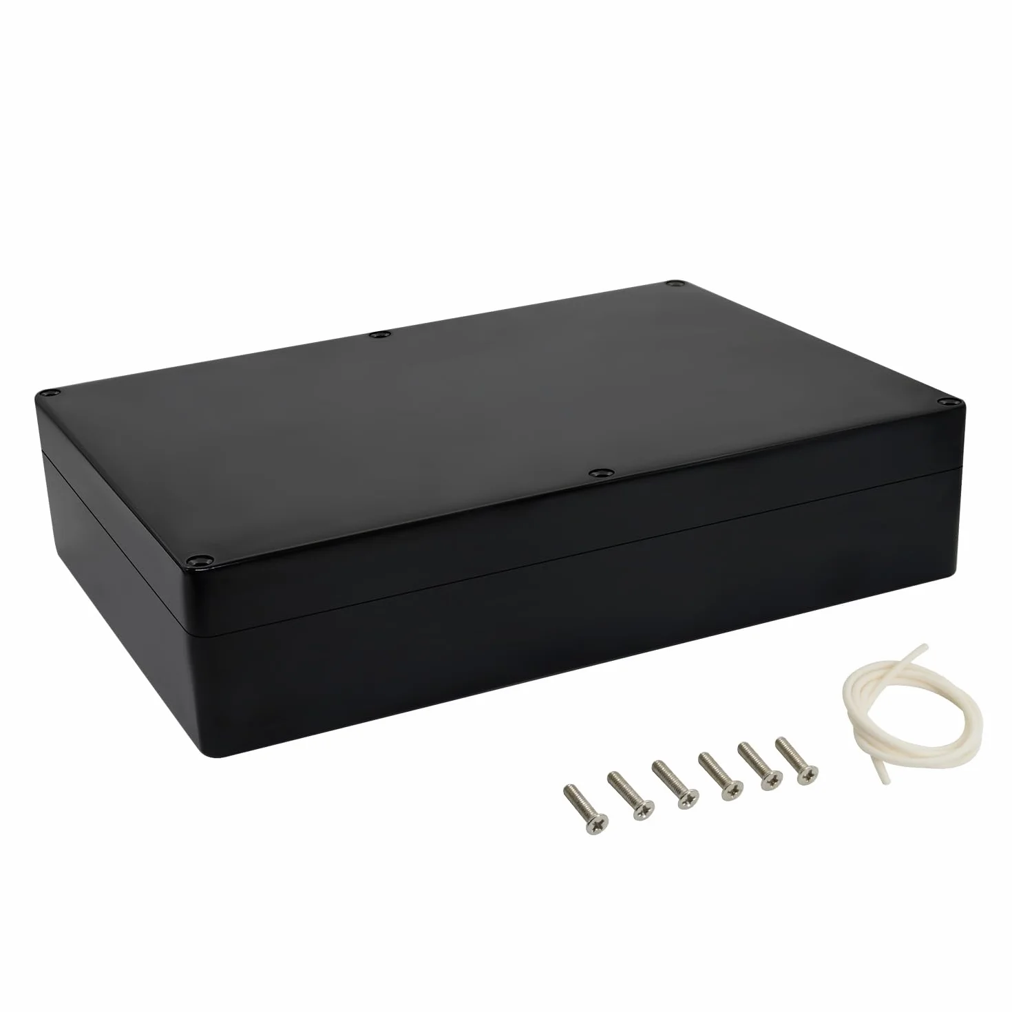 LeMotech Boîte de projet plastique ABS IP65 étanche 263x182x60mm noir