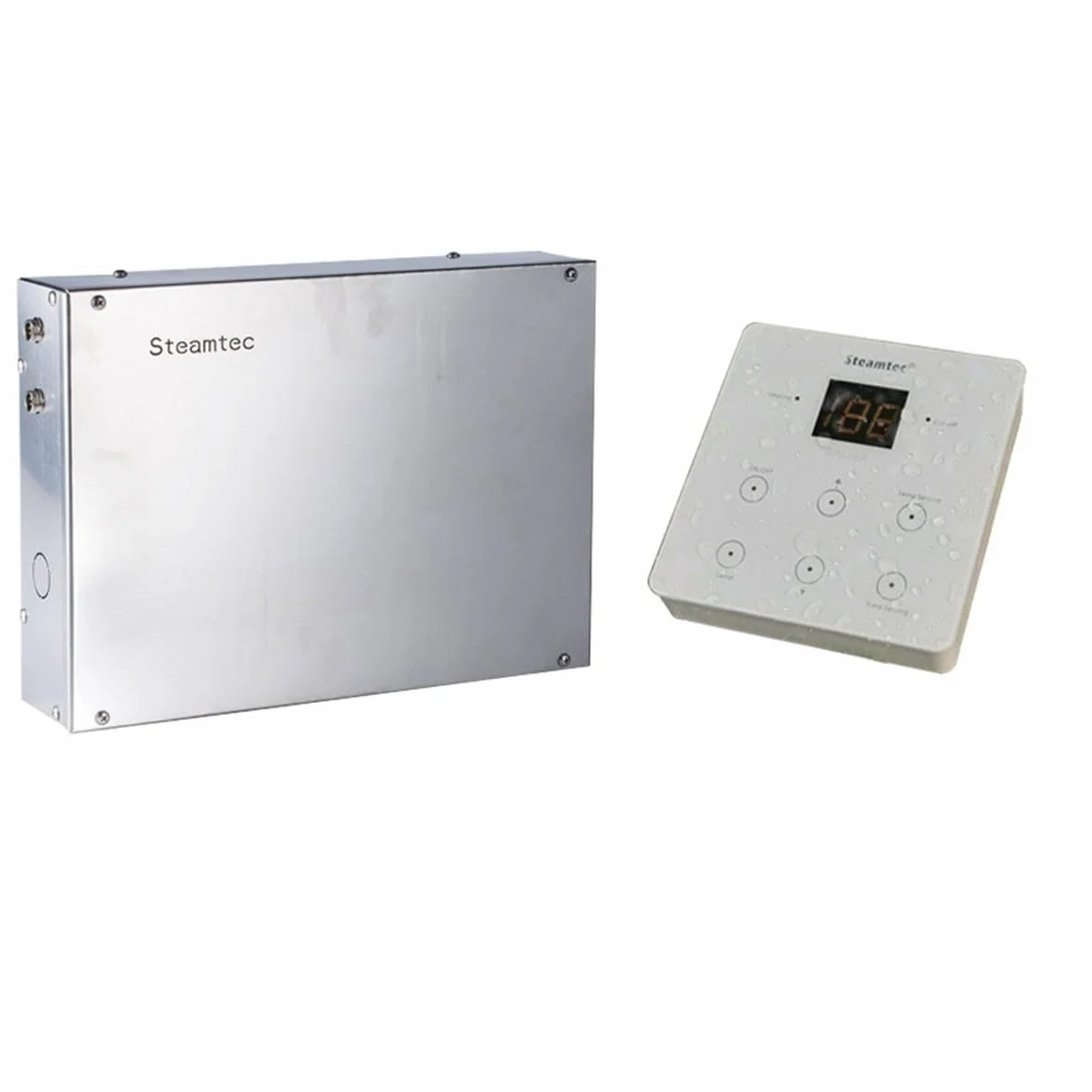Desineo Poêle à Sauna 9 KW Premium Commande déportée INOX