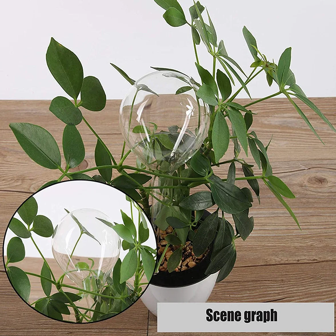 Guidre 8 Pièces Boules d'Irrigation pour Plantes,Goutte a Goutte,Arrosage Plante Vacances,Irrigation Goutte à Goutte Kit,Goutte-Gouttes Automatiques pour Plantes en Pot D'intérieur