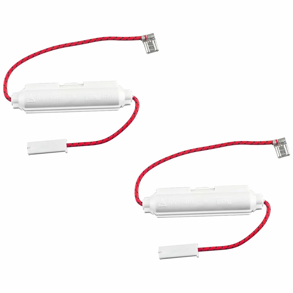 Fusibles haute tension 5 kV 0,8 A pour four à micro-ondes, lot de 2, porte-fusible universel