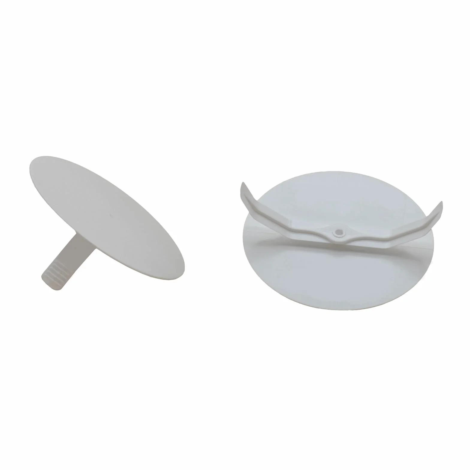 Couvercles à ressorts blancs ronds Ø 72 mm pour boîtes encastrables Ø 60 mm lot de 5