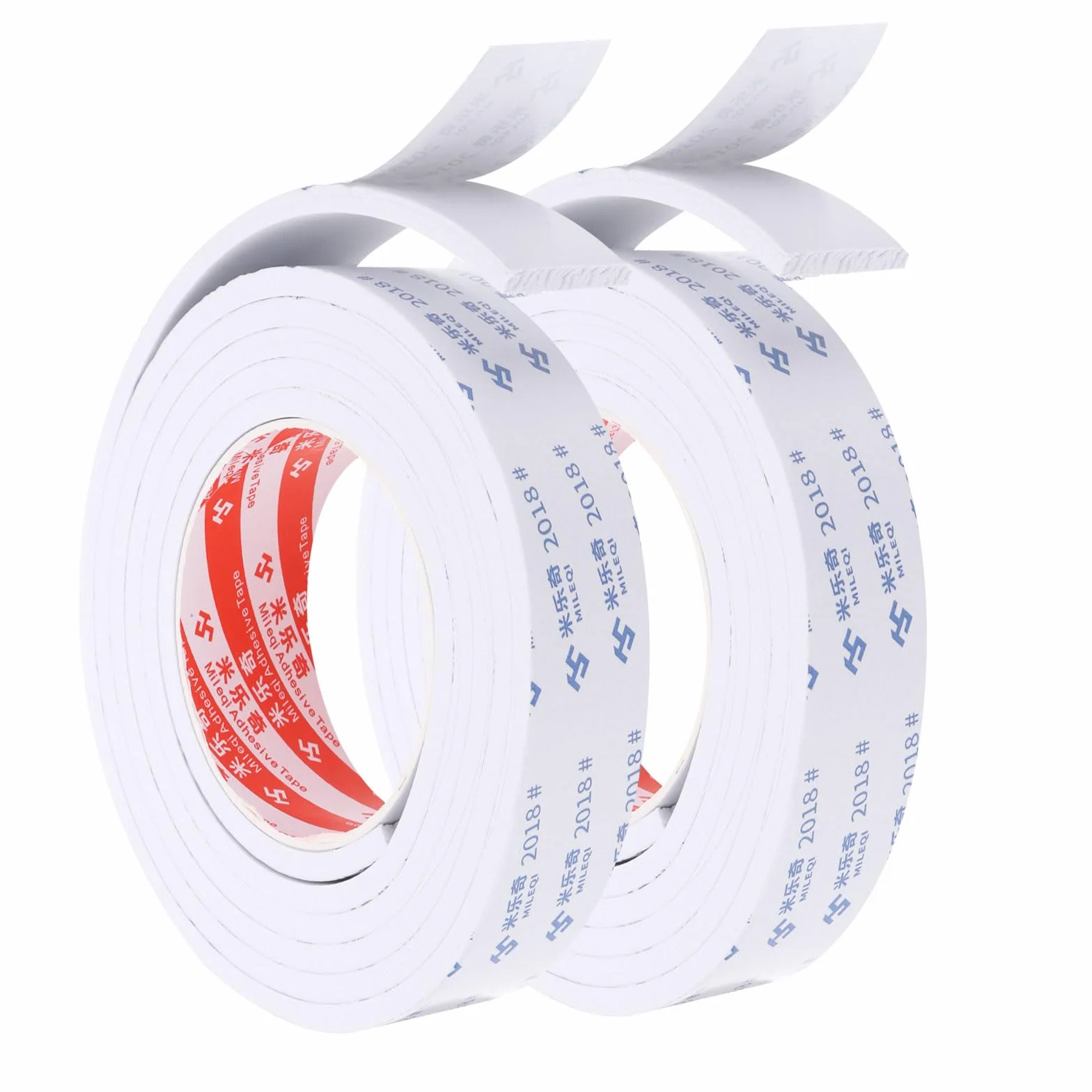 PATIKIL Ruban en mousse d'étanchéité 2m 3cm 5mm Bande d'étanchéité unilatérale pour porte fenêtre isolation blanc