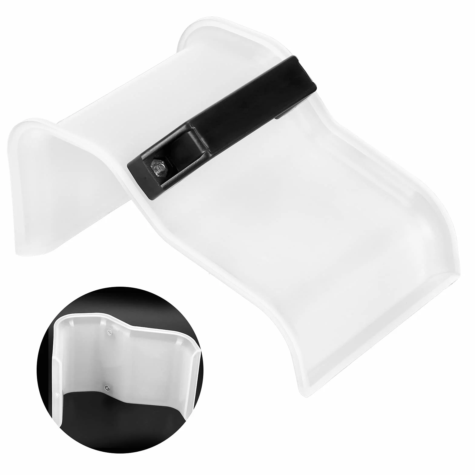 Truelle de bordure, moules de revêtement de sol d'angle de jardin outils de truelle à béton avec poignée pour jardin pour ciment de maçonnerie