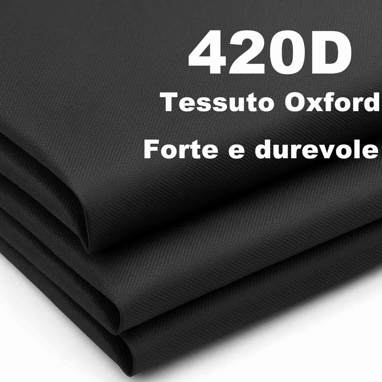 Housse de Climatiseur Extérieur Noire, Couvercle de Climatiseur en Tissu Oxford 420D Imperméable Anti-poussière Antineige, Protection Solaire Universelle 96*40*70cm