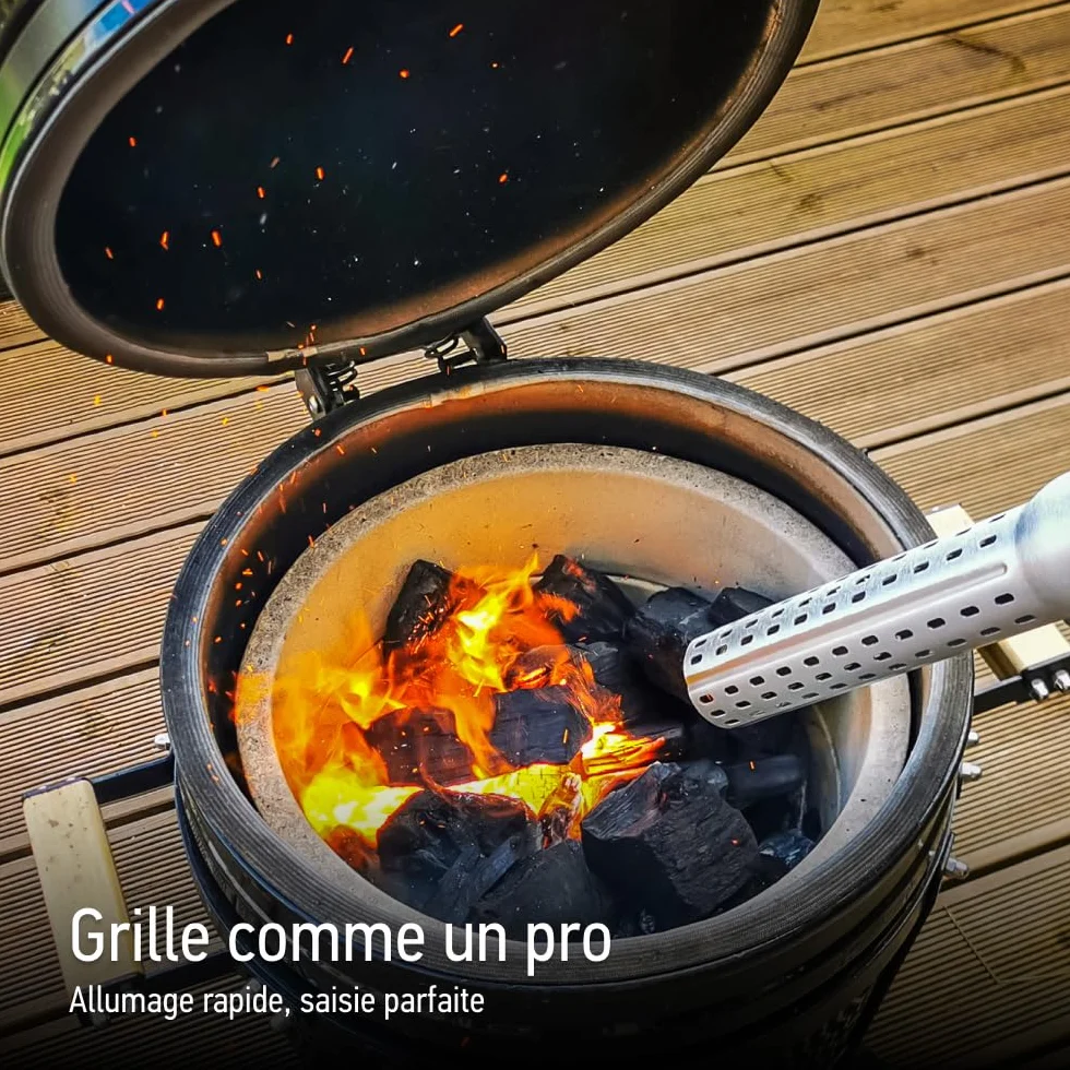 TEXAS CLUB Allumeur électrique barbecue 2000 W câble 3,2 m