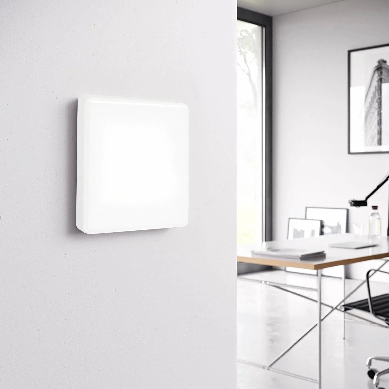 Cache-Prises Encastrées 3 Pièces Auto-Adhésif Blanc ABS pour Prises Ouvertures Murales