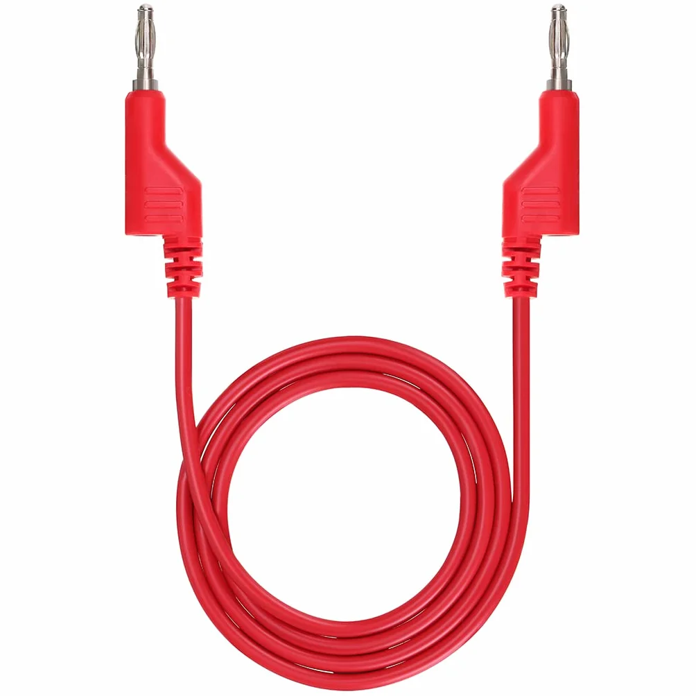 Câble de test silicone 4mm banane-banane 1M 1000V/15A pour multimètre