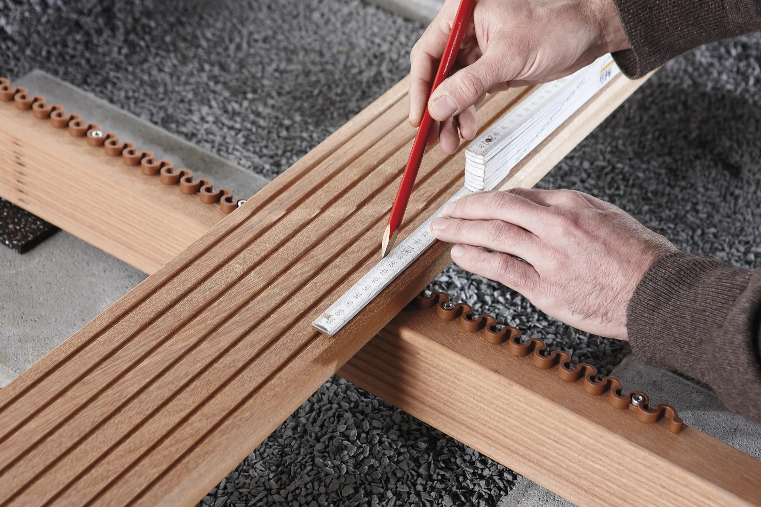 Wolfcraft Kit de Perçage pour Terrasse Bois 3 pièces 100-145 mm