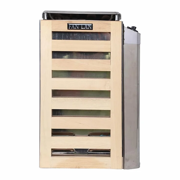 Poêle de sauna finlandais 3 kW avec commande intégrée