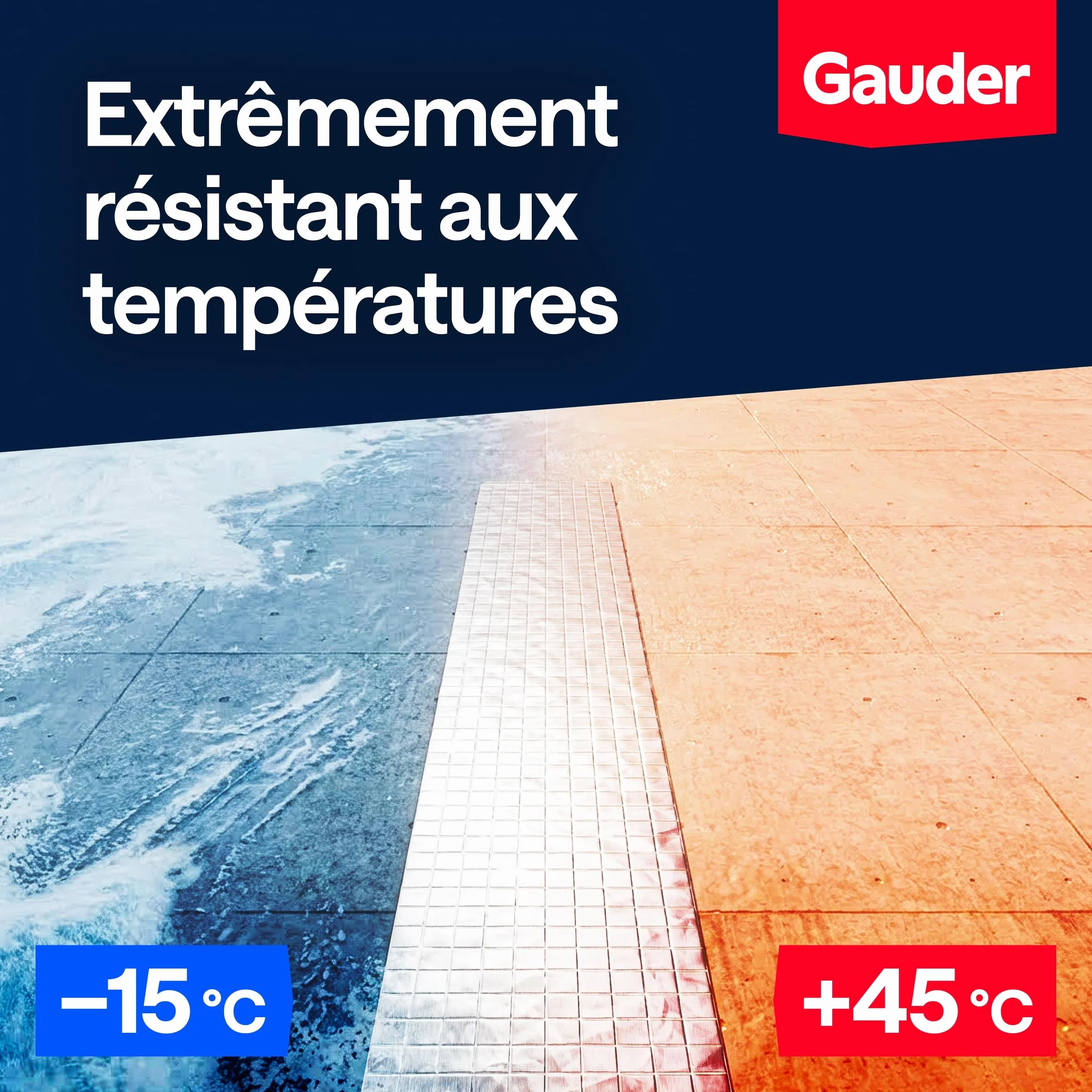 GAUDER Bande Butyle étanche adhésive 50 mm x 5 m pour toit, gouttière et camping-car