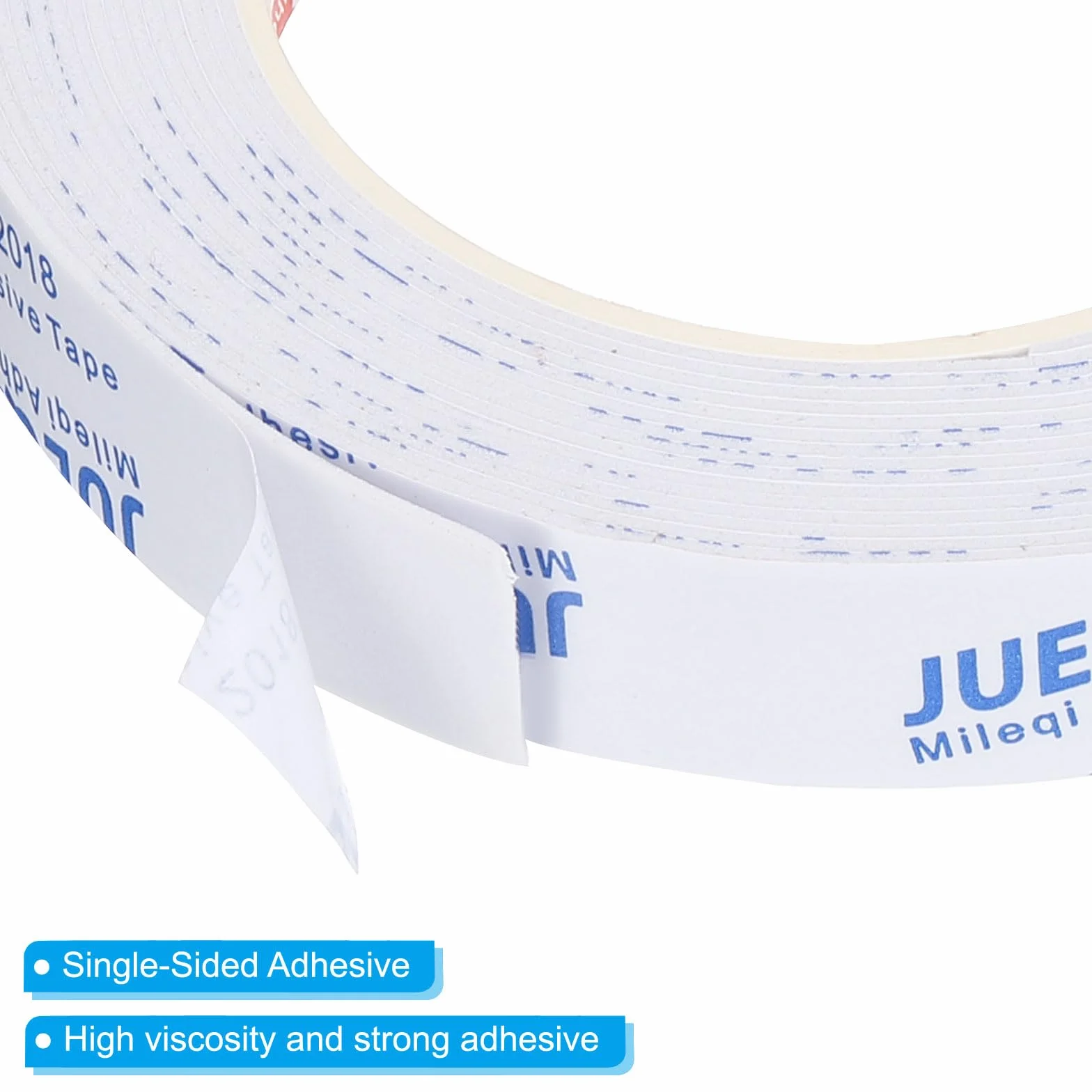 Ruban en Mousse d'Étanchéité 5m 20mm 1mm Unilatéral Blanc