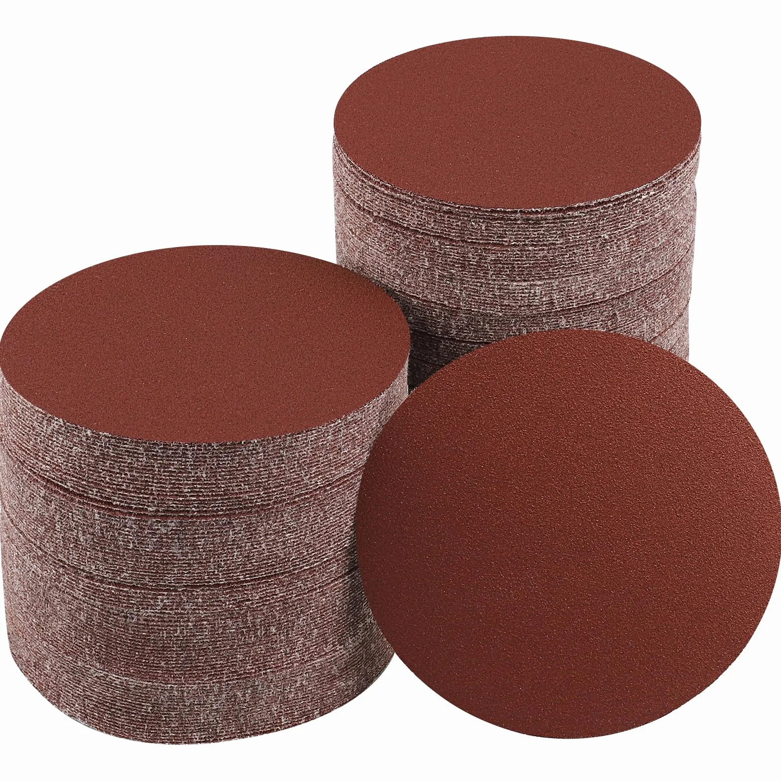 Disques Abrasifs 125 mm 120 Grain 100 Pièces Papier Poncer Ponceuse Excentrique