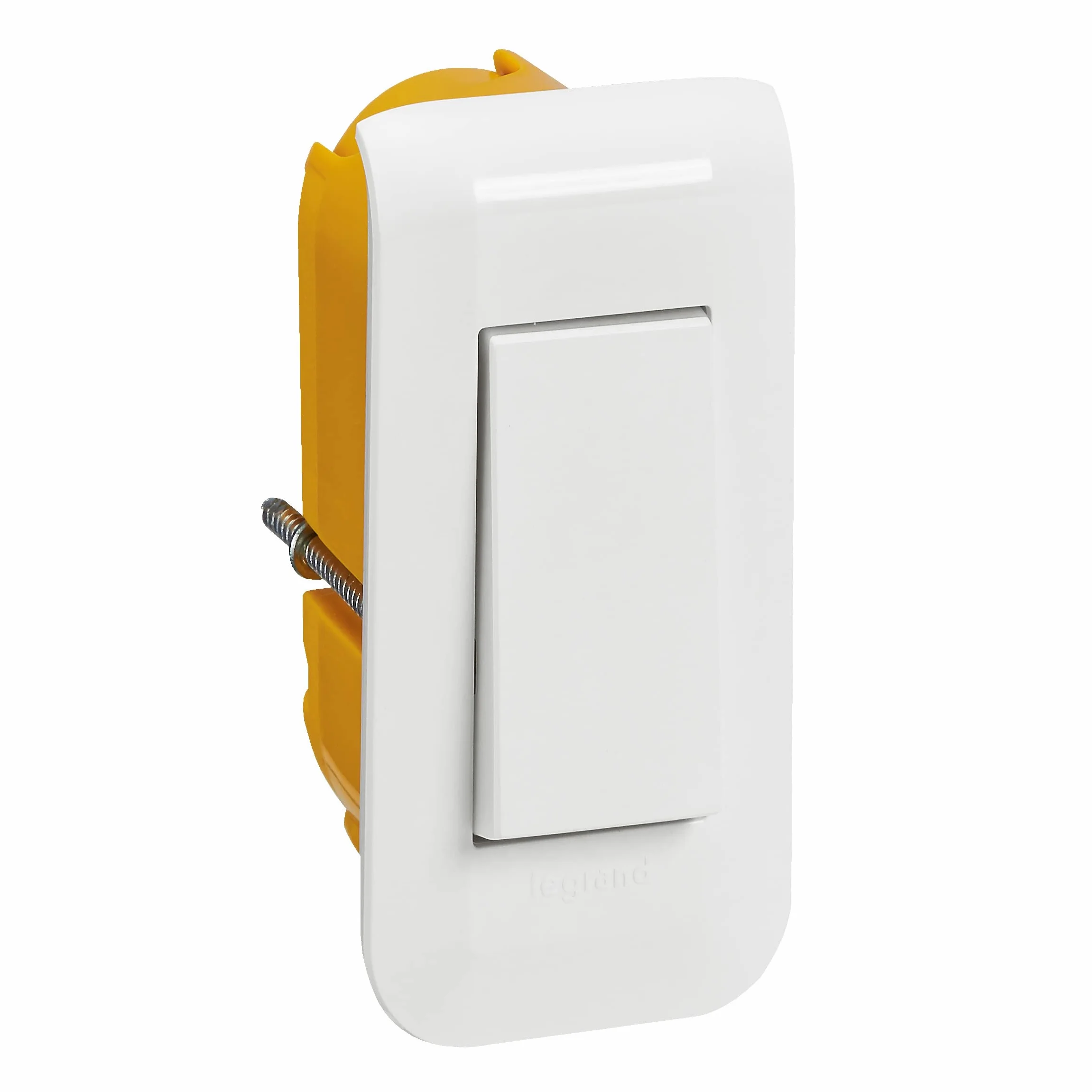 Legrand Kit Interrupteur Va-Et-Vient Mosaic Blanc Brillant Connexion Rapide Sans Outil