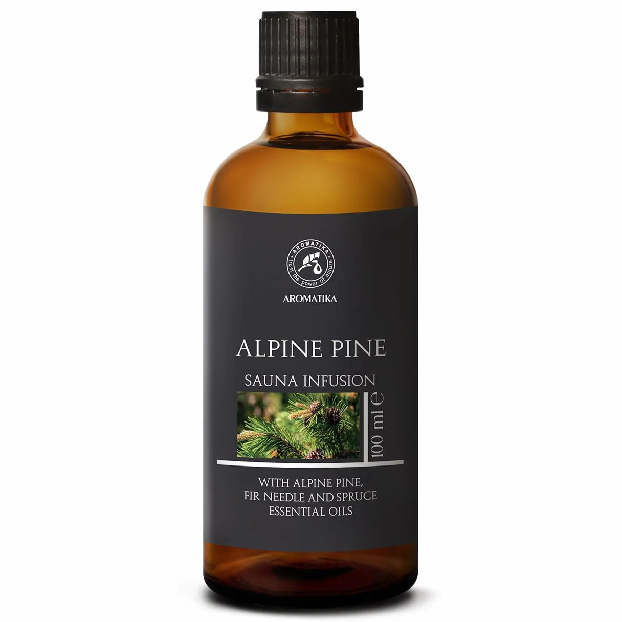 Huile Essentielle de Pin Alpin Infusion pour Sauna 100ml - Arôme de Conifère pour Sauna - Aromathérapie Relaxation