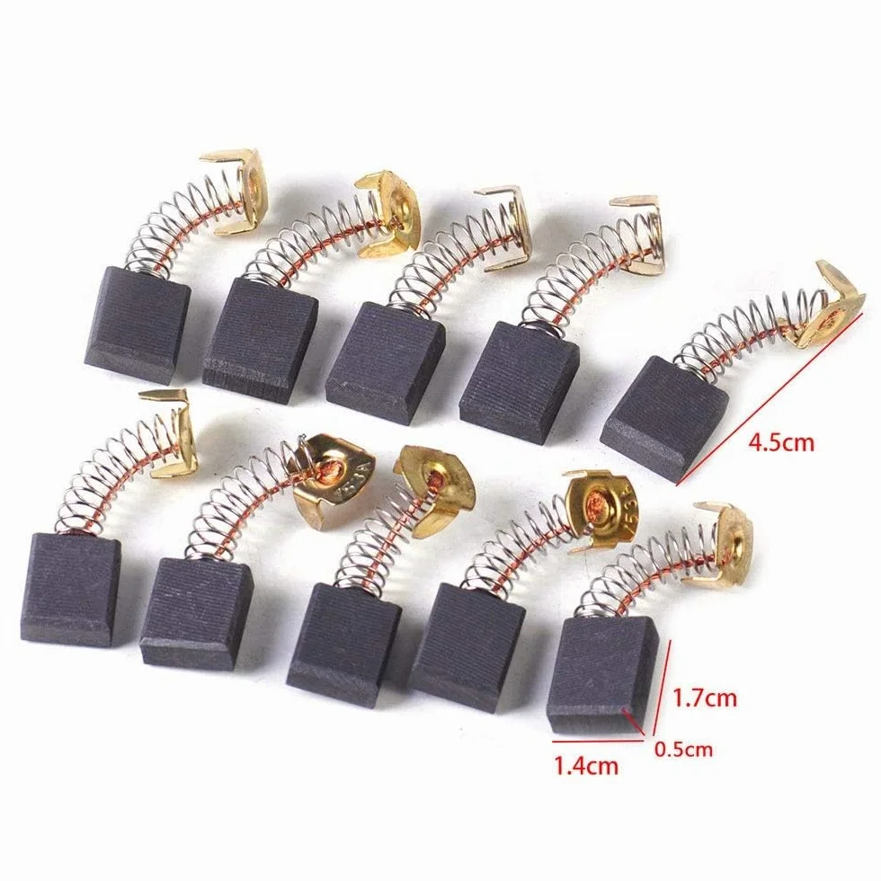 Lot de 10 balais de carbone pour moteur électrique
