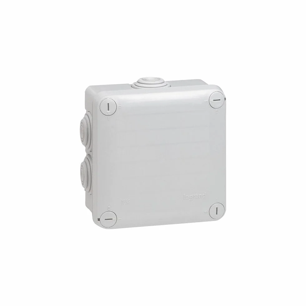 Legrand Plexo Boîte de Dérivation Carrée 105x105x55mm Gris