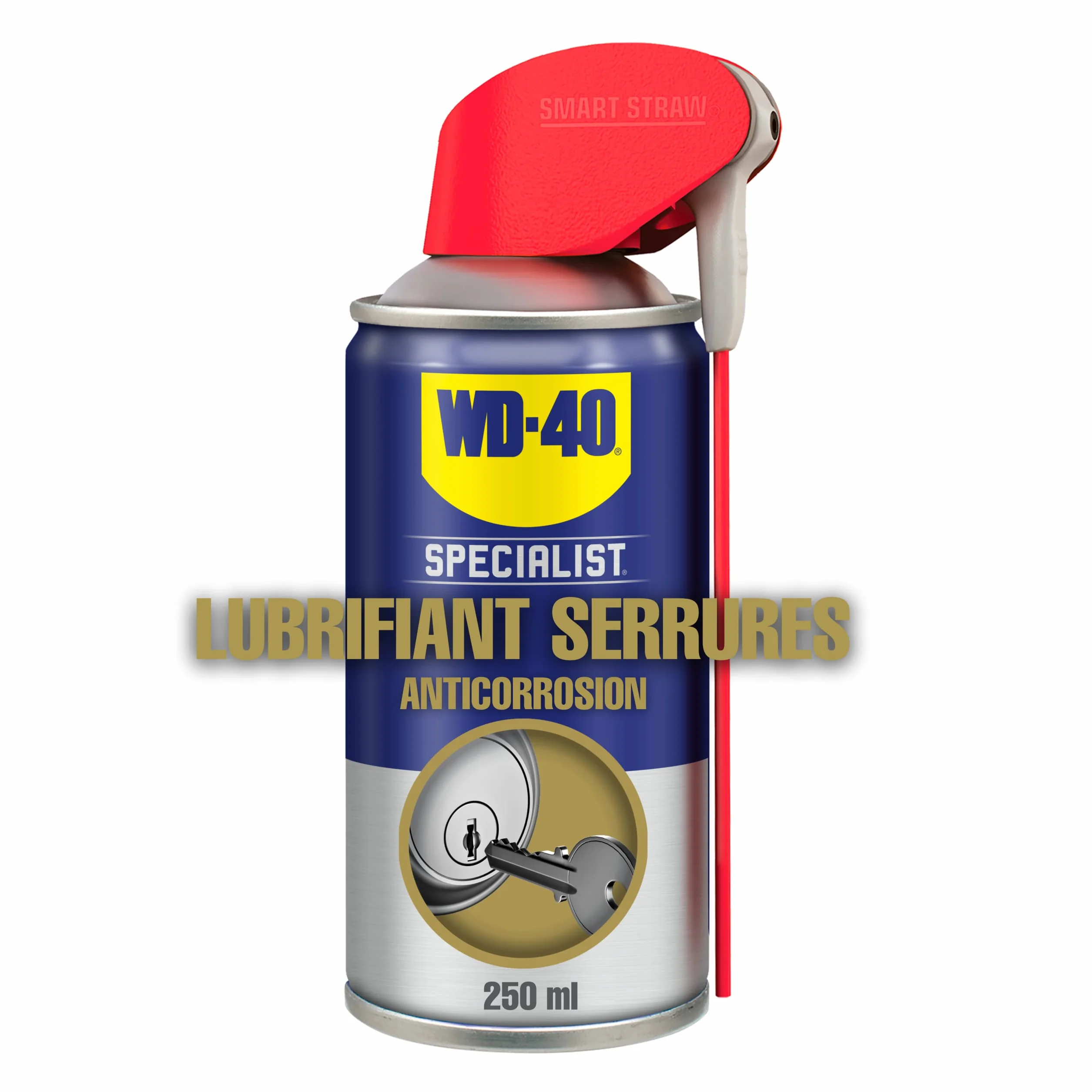 WD-40 Specialist Lubrifiant Serrures Spray Double Position Anticorrosion 250 ML
