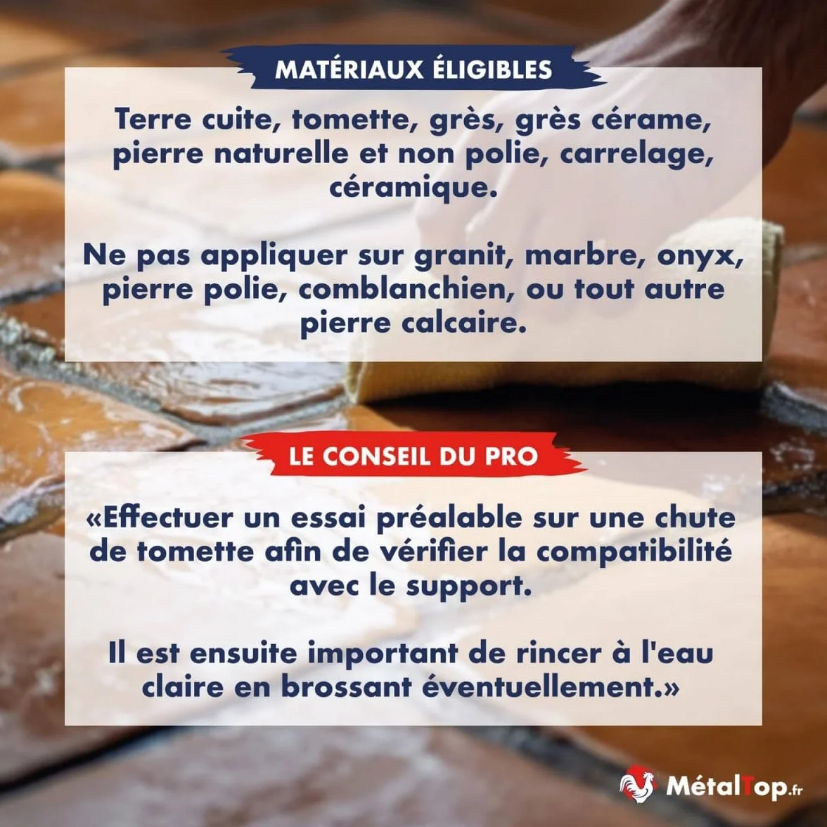 Decapant Tomette 1 L Rénovateur pour sols anciens