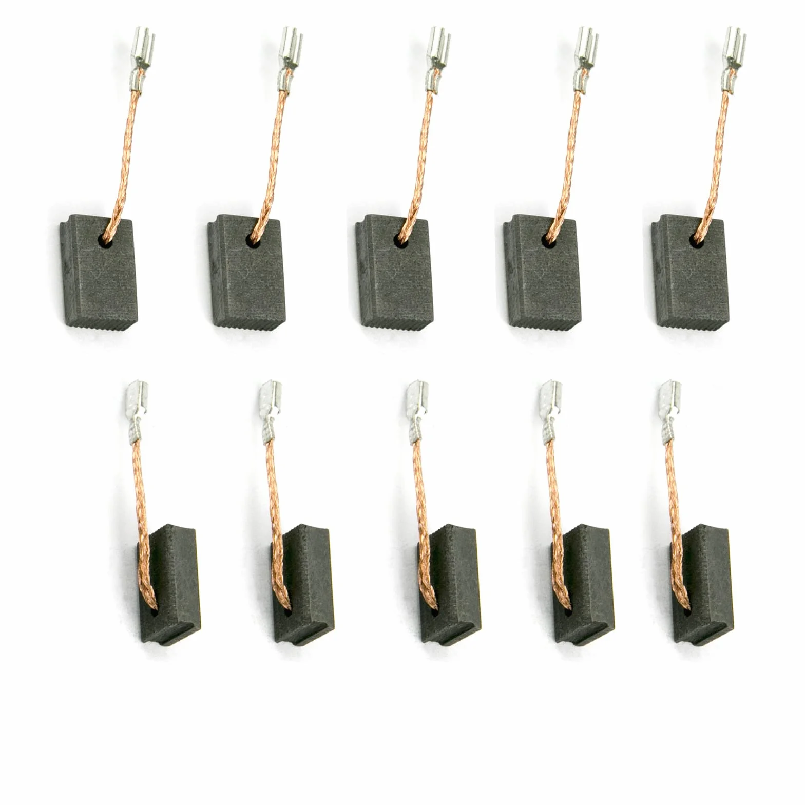 Lot de 10 burch en carbone pour outils Bosch GWS14-150 5 x 10 x 17 mm