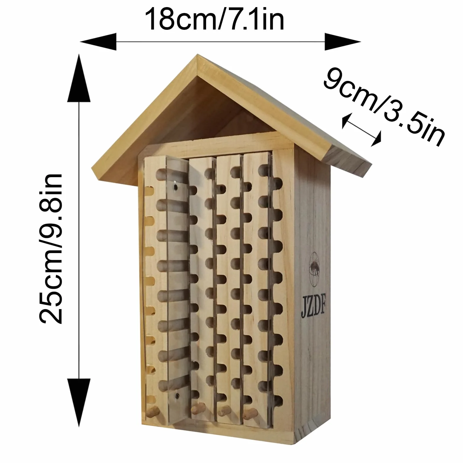 Maison pour abeilles Mason - Hôtel à insectes - Maison de charpentier pour le jardin
