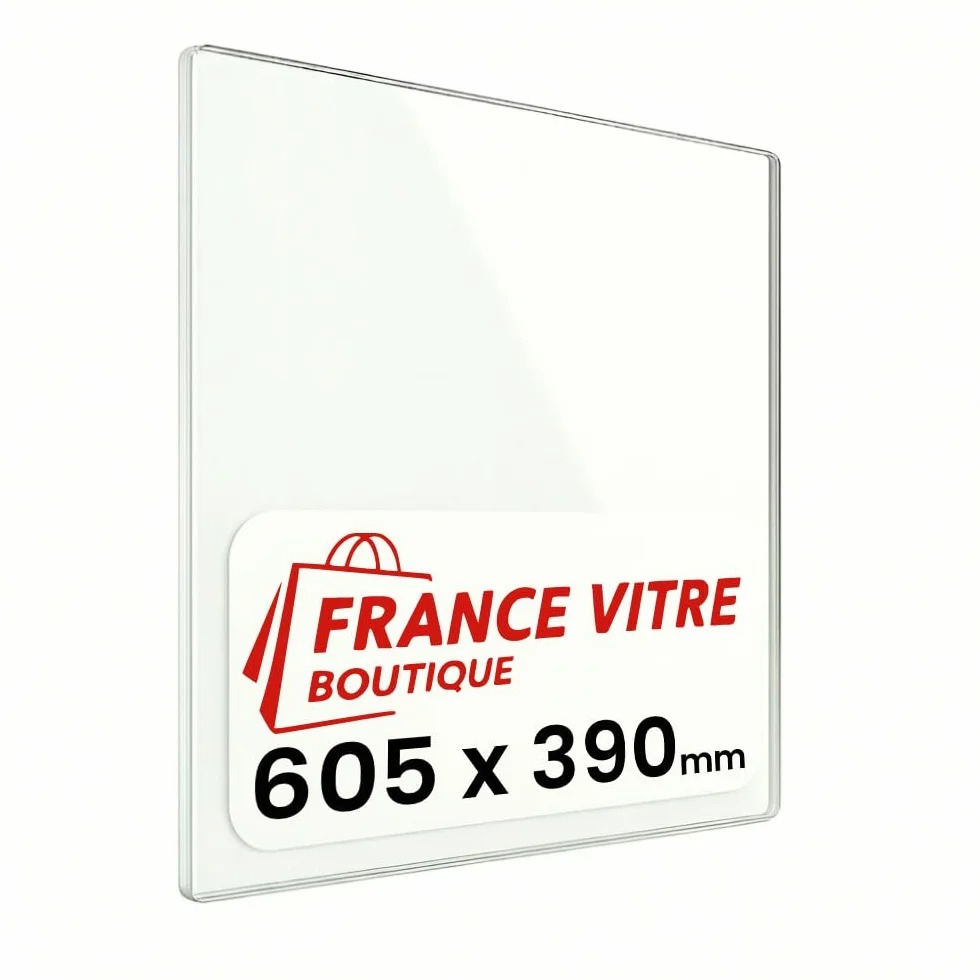Godin Vitre d’Insert pour cheminée 605 x 390 x 4 mm Haute température 800°C