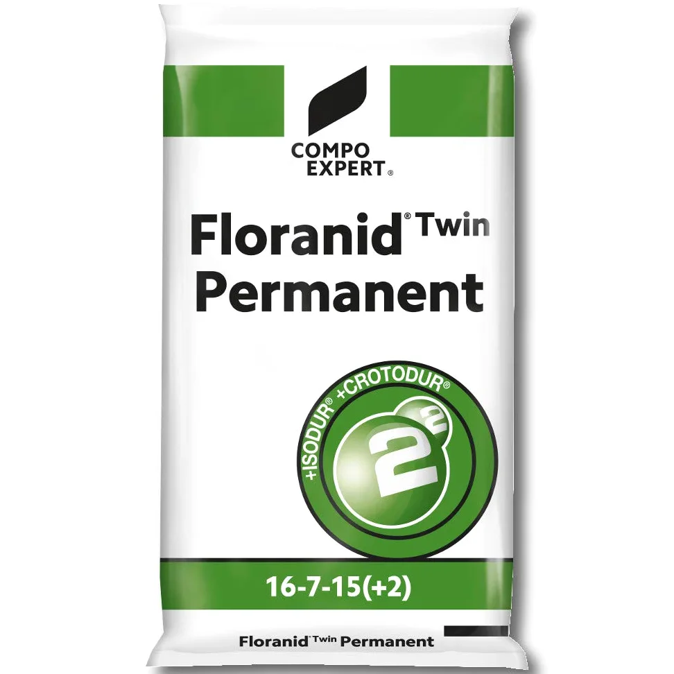 Compo Expert - Sac d’engrais universel de 25 kg - Floranid ®Twin Permanent 16+7+15 (+2+8)