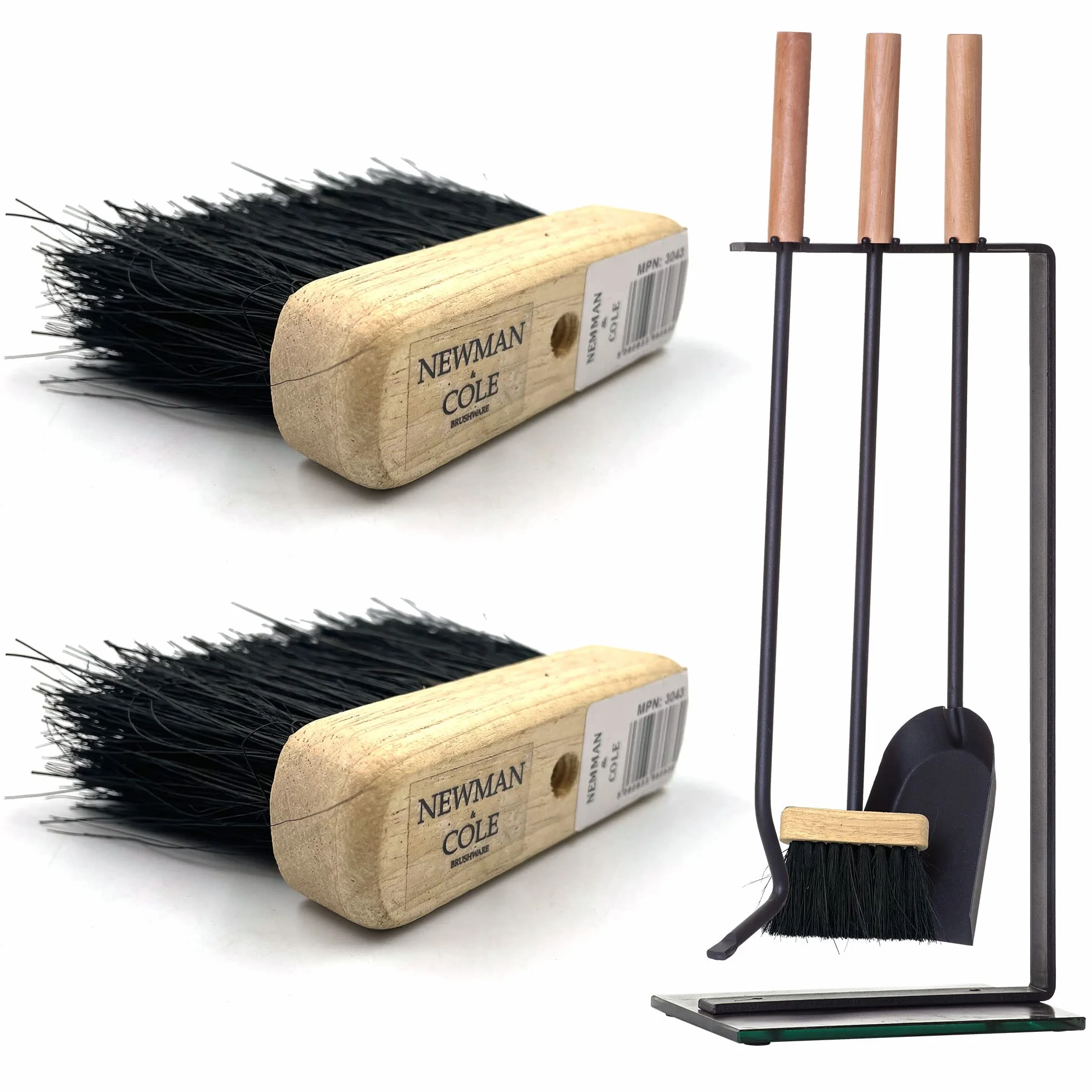 Têtes de Brosse de Remplacement pour Foyer Fireside Companion Lot de 2