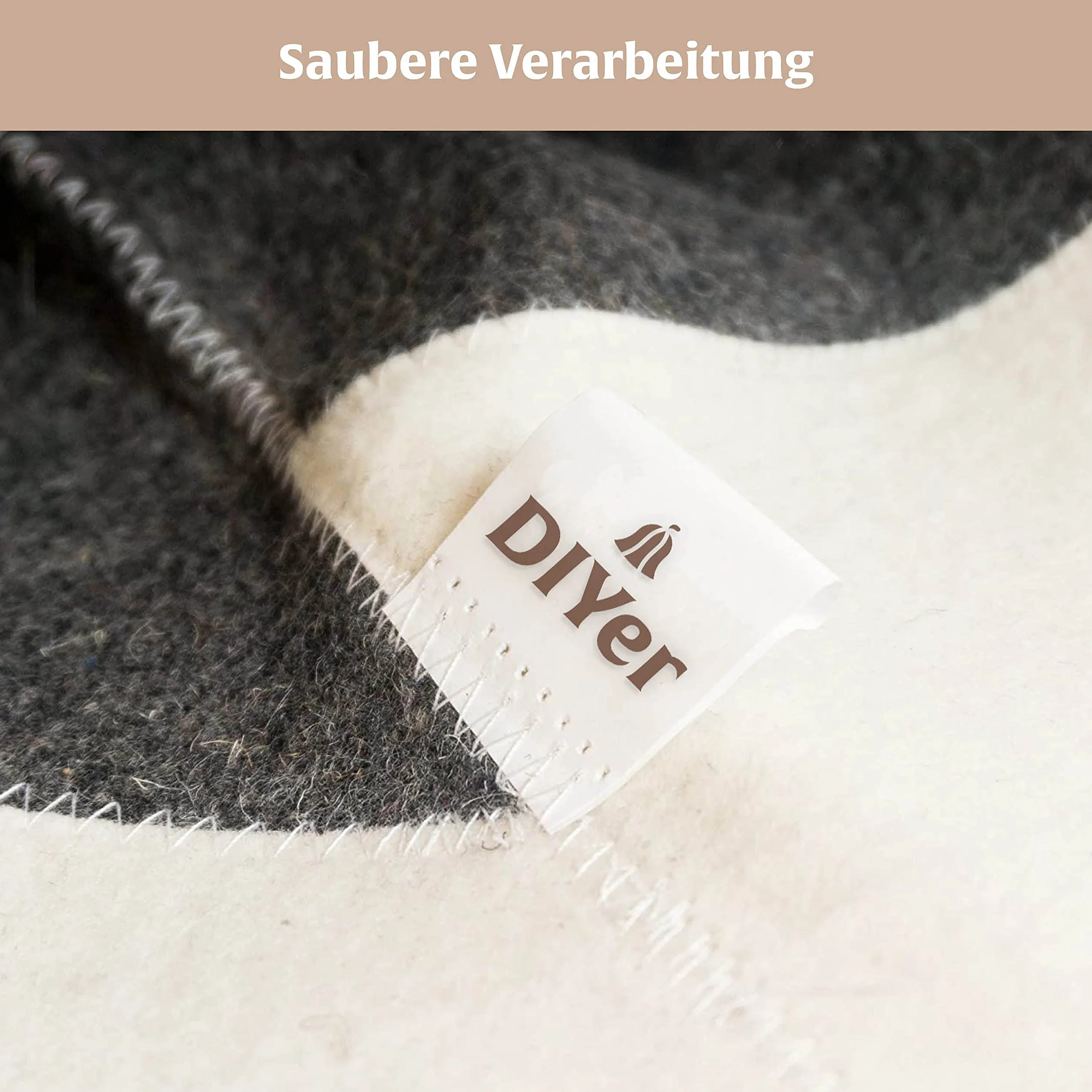 Chapeau de sauna en feutre 100% coton Motif grelots gris