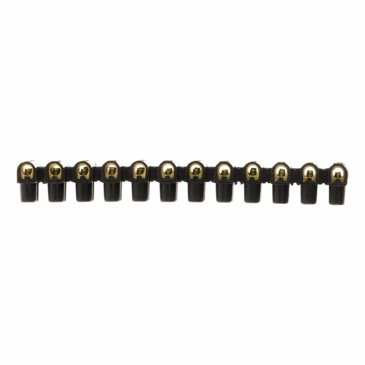 Zenitech Barrettes 12 plots Noir 6mm²