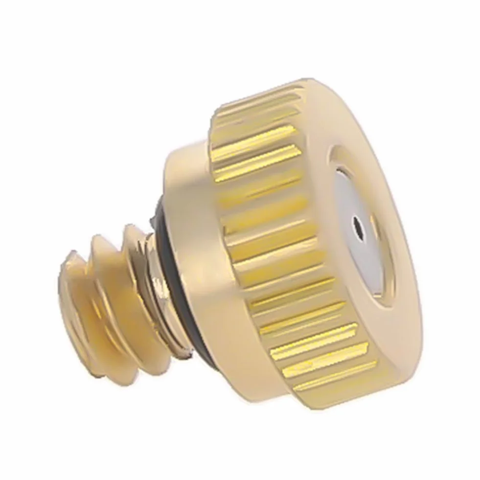 MroMax Lot de 10 buses de brumisation en laiton - Filetage 3/16 - Diamètre de l'orifice de 0,8 mm - Têtes de rechange pour système de refroidissement extérieur, serre, aménagement paysager, contrôle