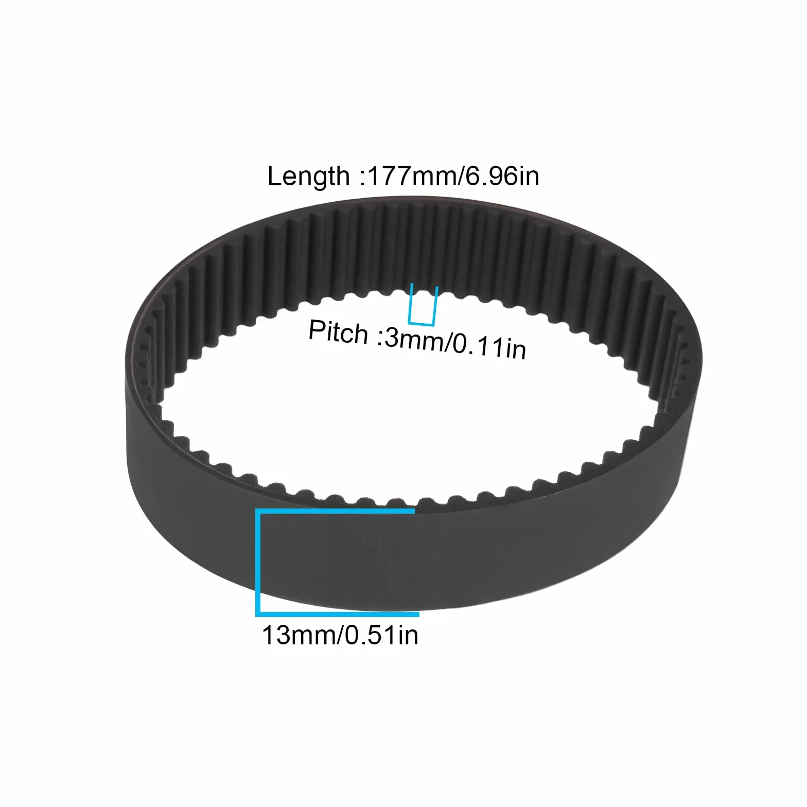 Courroies D'entraînement pour Ponceuse Compatible avec BOSCH PBS 60 PBS 60 A PBS60 E PBS 60 AE 2 Pièces