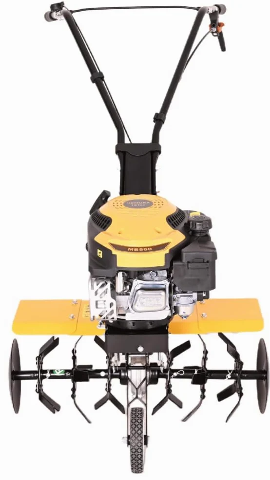 Nemura Motobineuse Thermique 161cm3 - Largeur de Travail 56 cm - Performante, Légère et Maniable - Moteur 4 Temps - Marche Avant Simple - Qualité Professionnelle - Marque Française