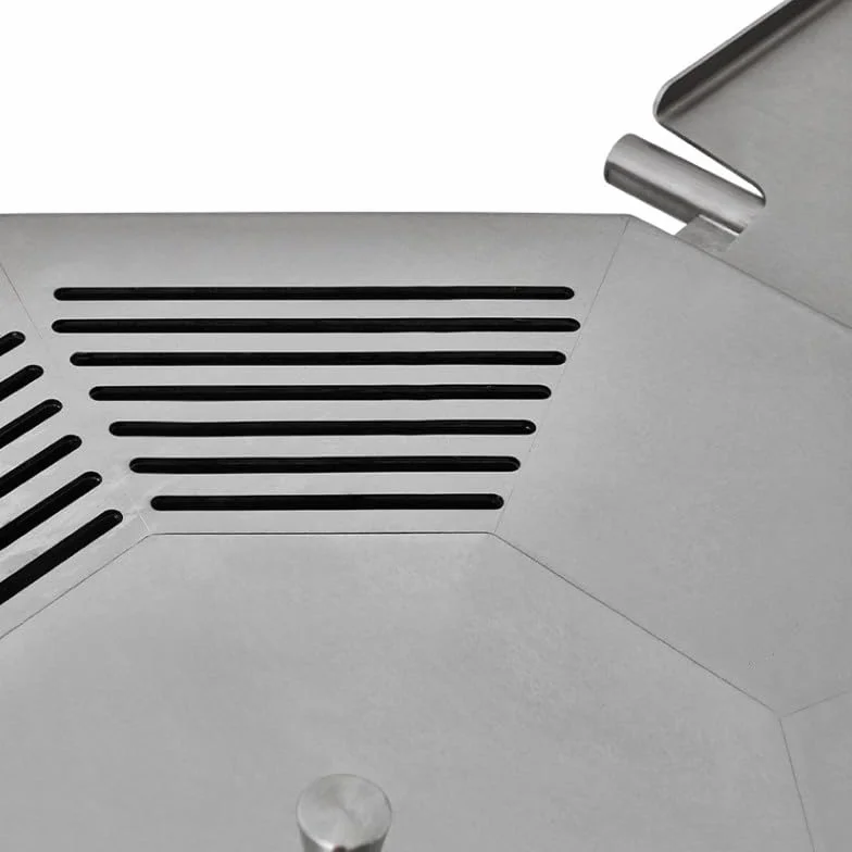 BRASERO Plancha Barbecue Brasero à bois Surface cuisson 3126 cm2 Grille centrale 796 cm2
