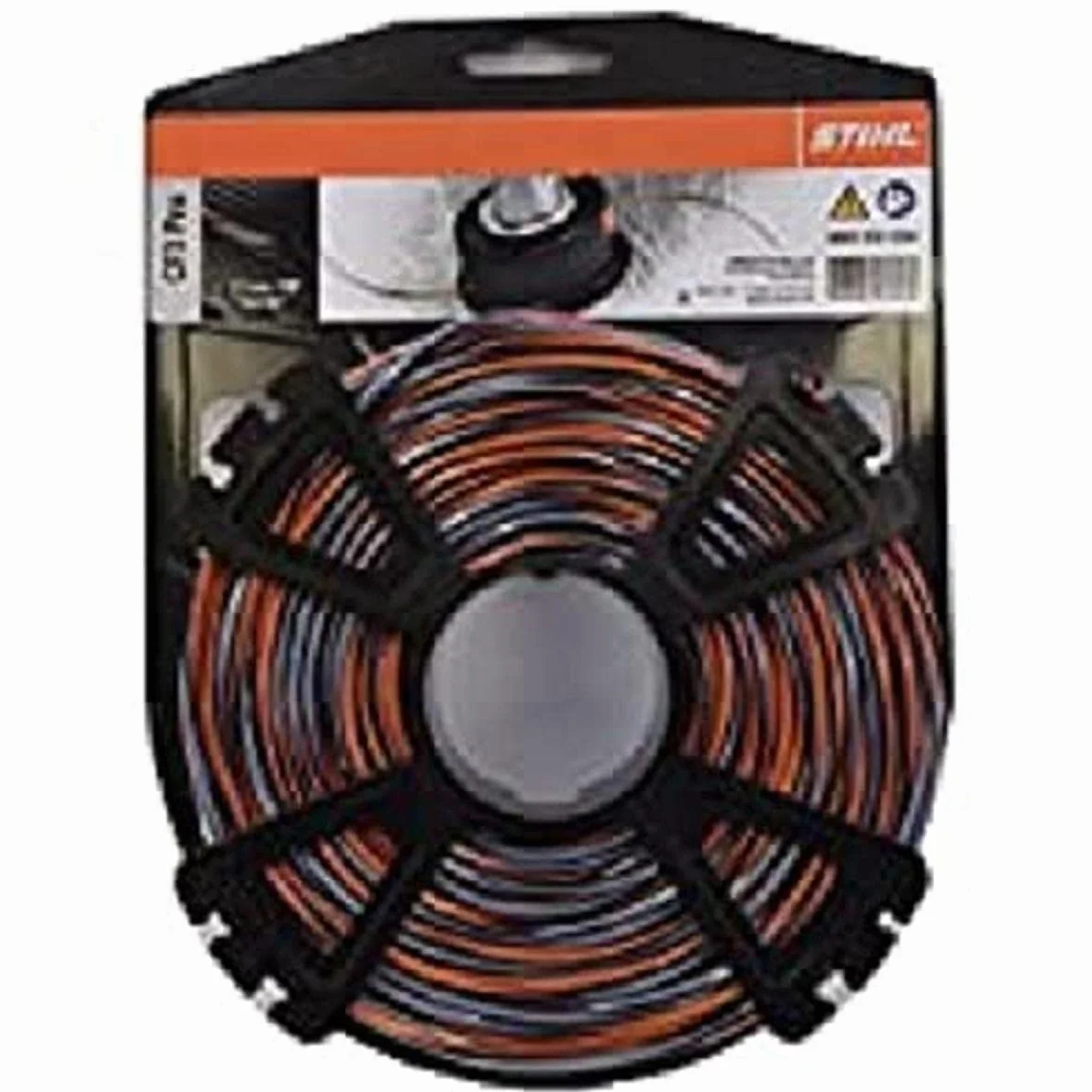Stihl 00009304301 Fil de coupe cruciforme avec partie carbone, 00009304304, Orange