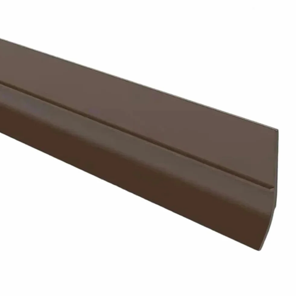 Bande d'étanchéité pour bas de porte PVC auto-adhésive 100 cm anti-poussière insonorisante blanche