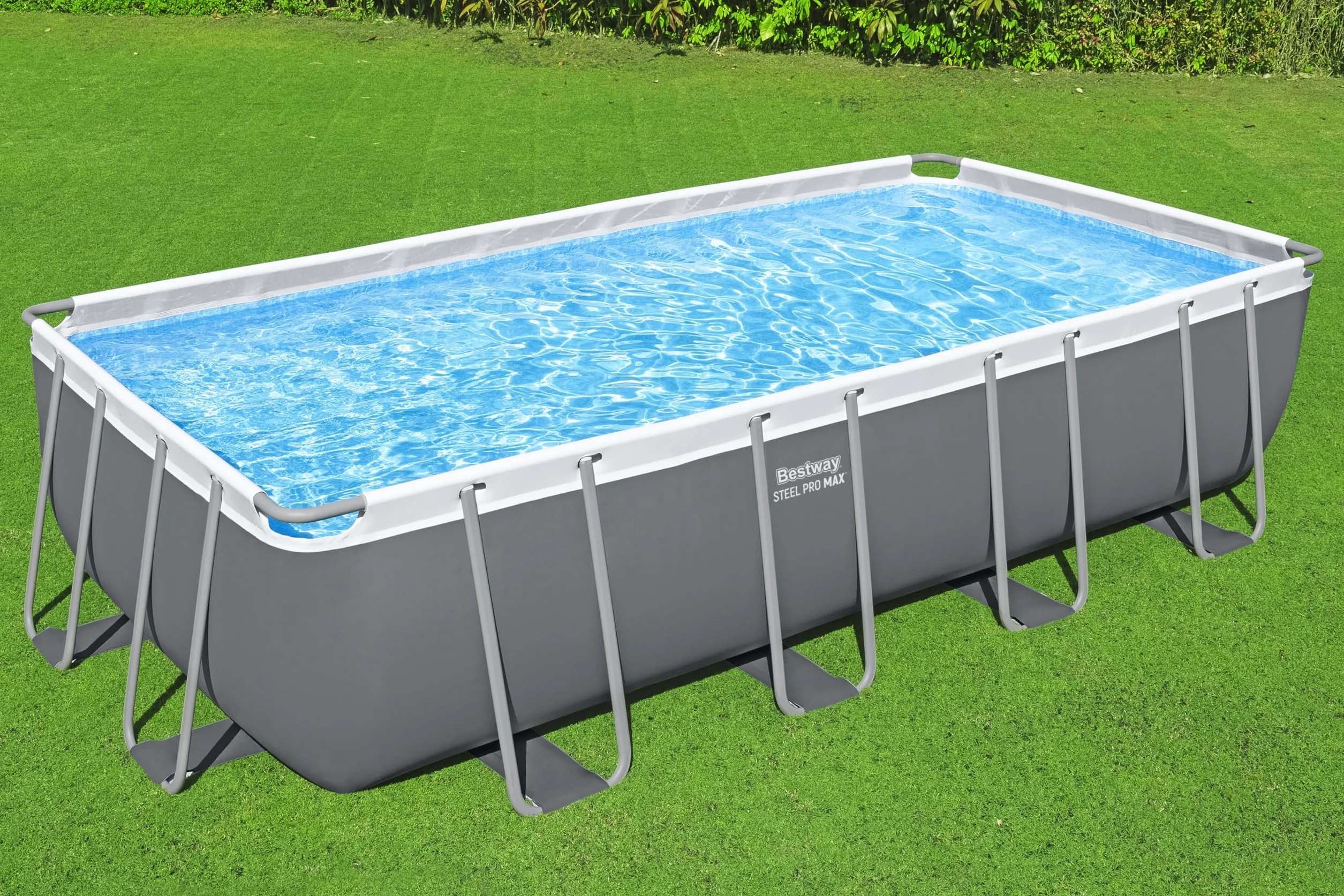 Bestway Steel Pro Max Kit Piscine Hors Sol 549 cm x 274 cm x 122 cm Gris foncé
