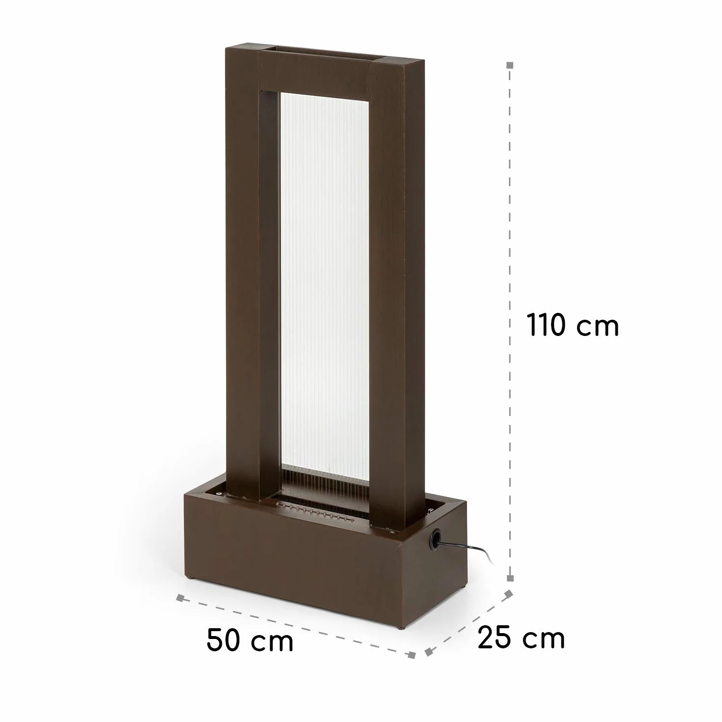 Blumfeldt Skyriver Fontaine de Jardin LoopFlow Bronze Éclairage d'Ambiance