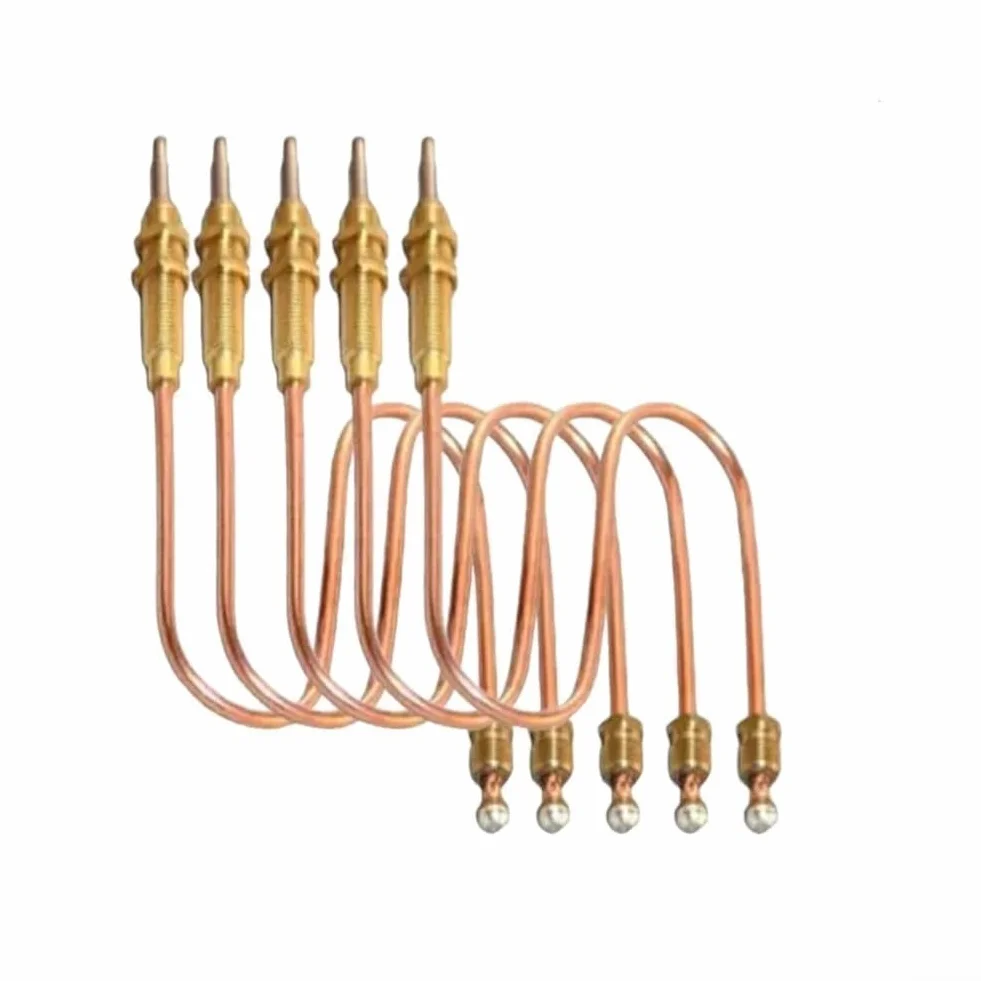 Lot de 5 thermocouples M8 pour barbecue à gaz, chauffage, four, poêle, défaillance de flamme, thermocouple